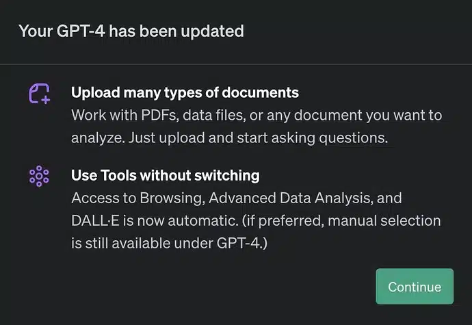Your GPT-4 has been updated